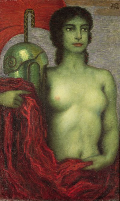 Athena, ca. 1923 von Franz von Stuck